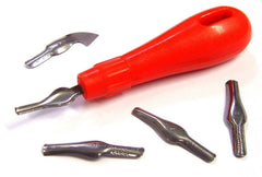 Lino Cutters Pack 5 with Handle