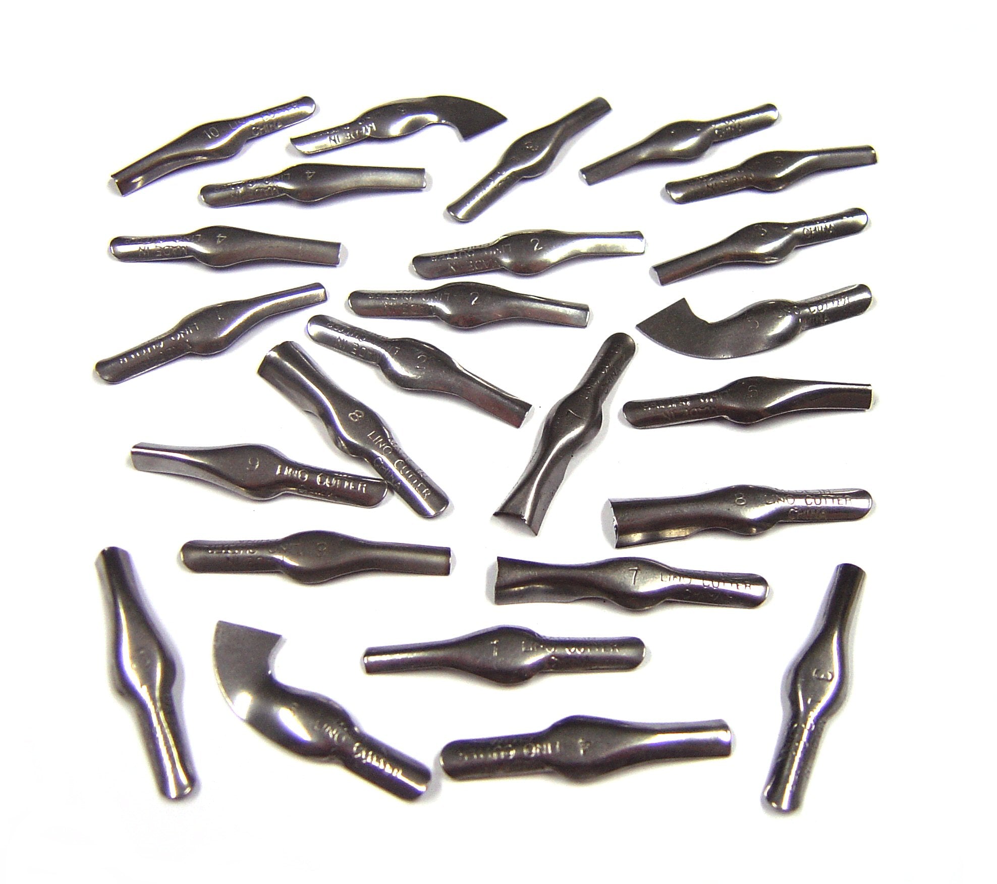 Lino Cutters Shapes 1-10 Pack 25
