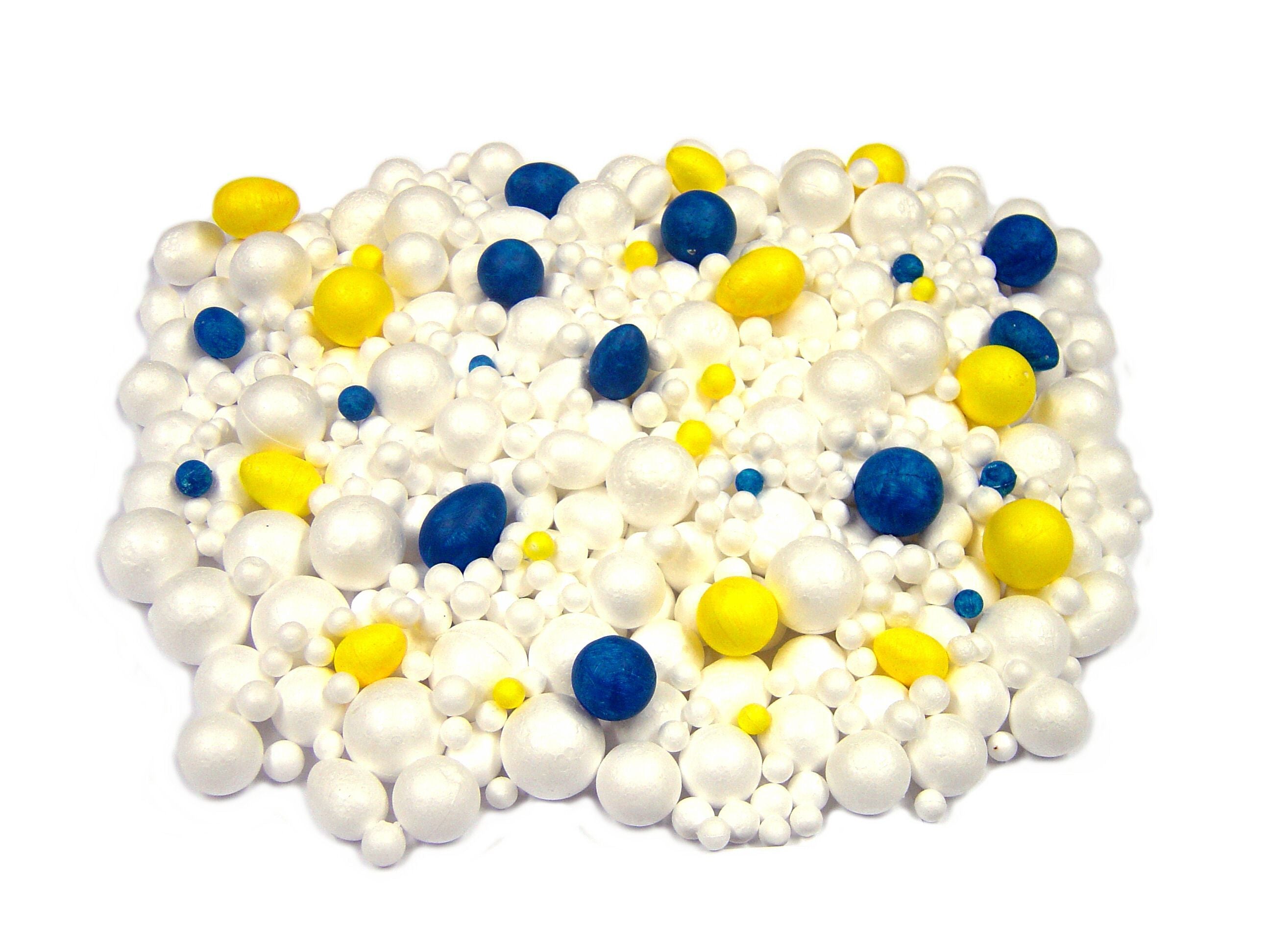 Polystyrene Balls & Eggs Pk 600