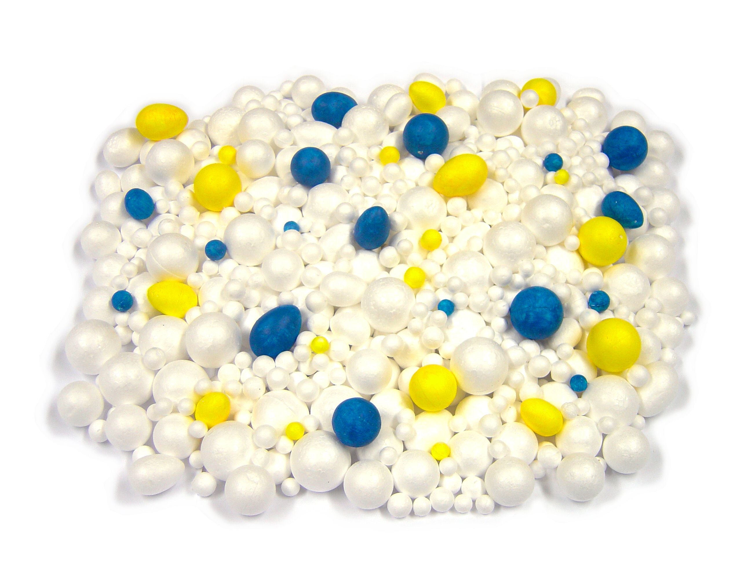 Polystyrene Balls & Eggs Pk 600