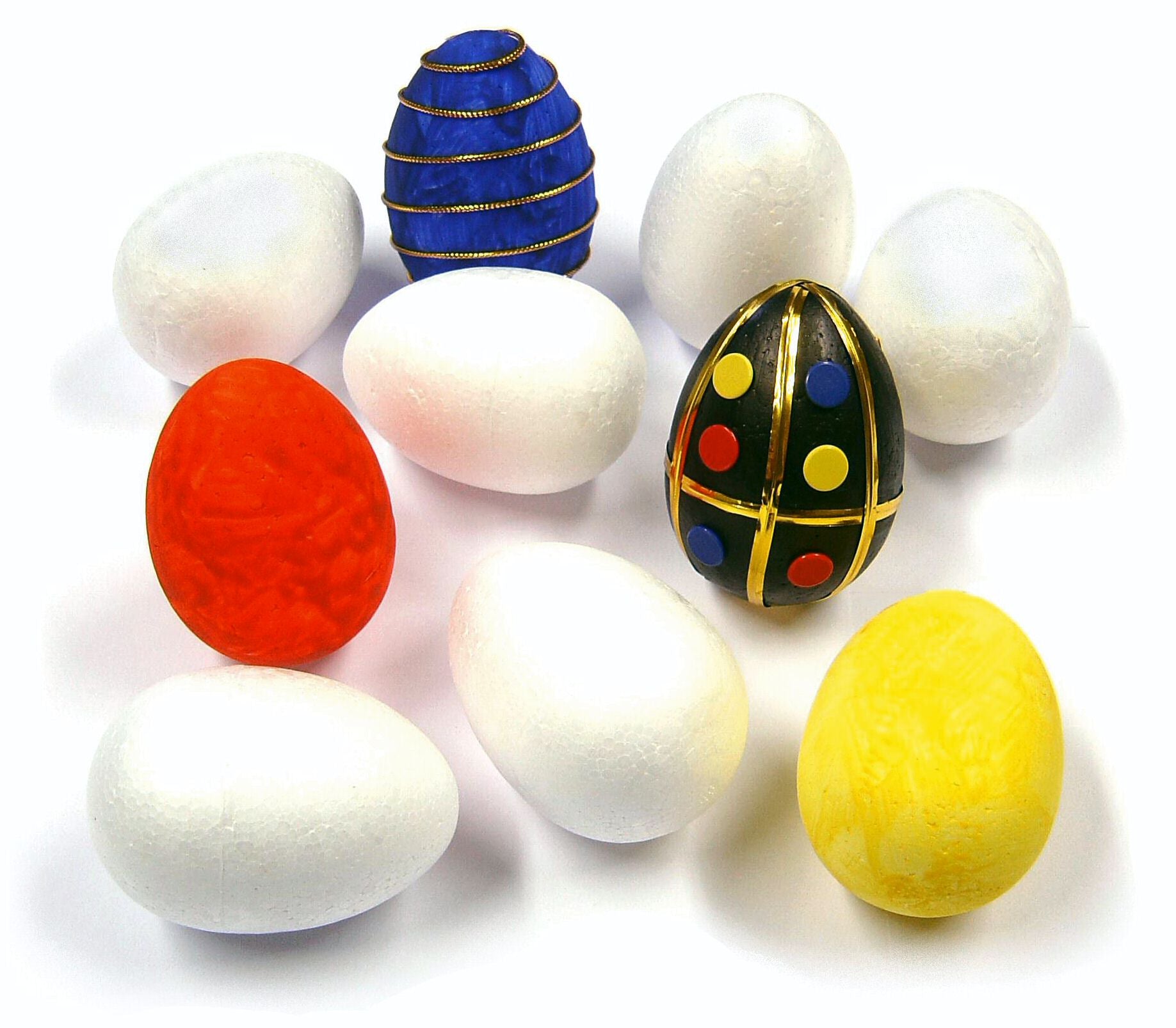 Polystyrene Eggs 78mm Pack 10