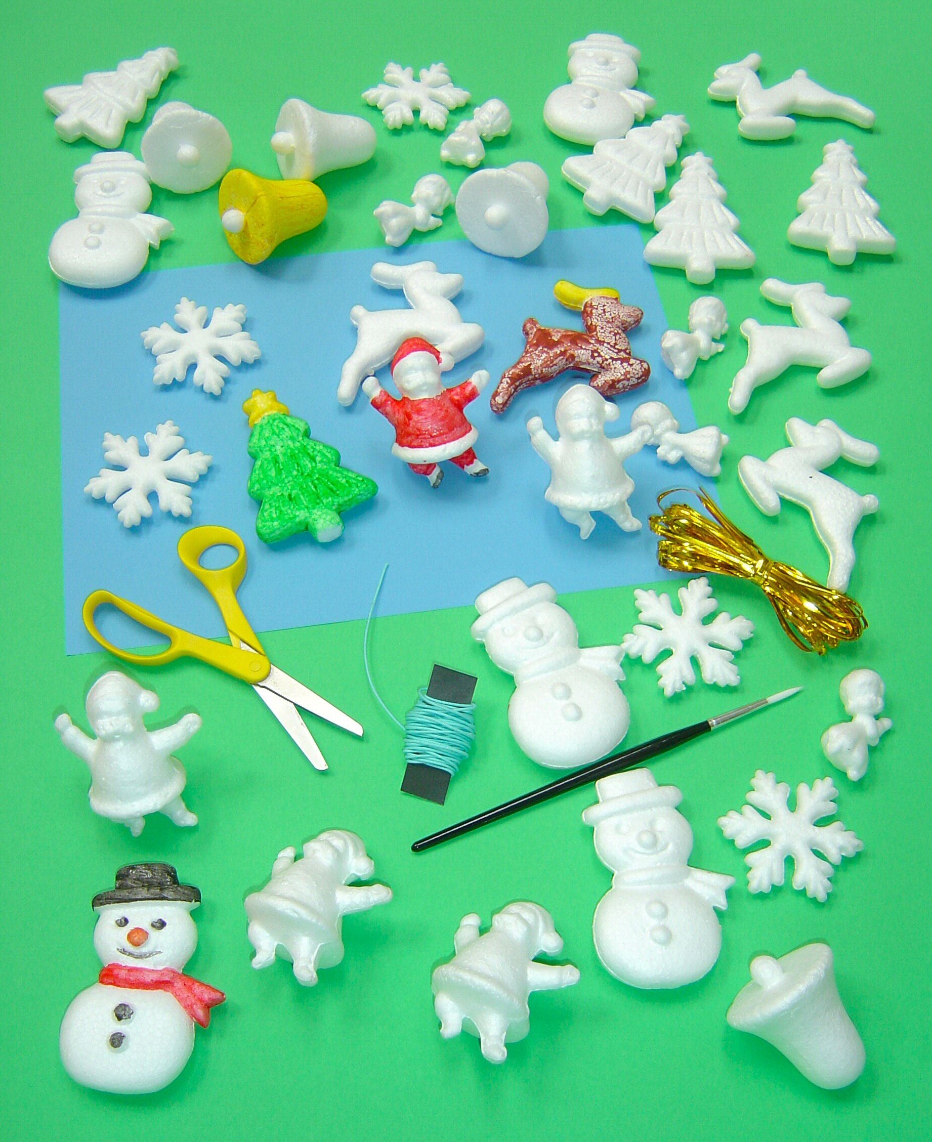 Polystyrene Xmas Shapes Pk 35
