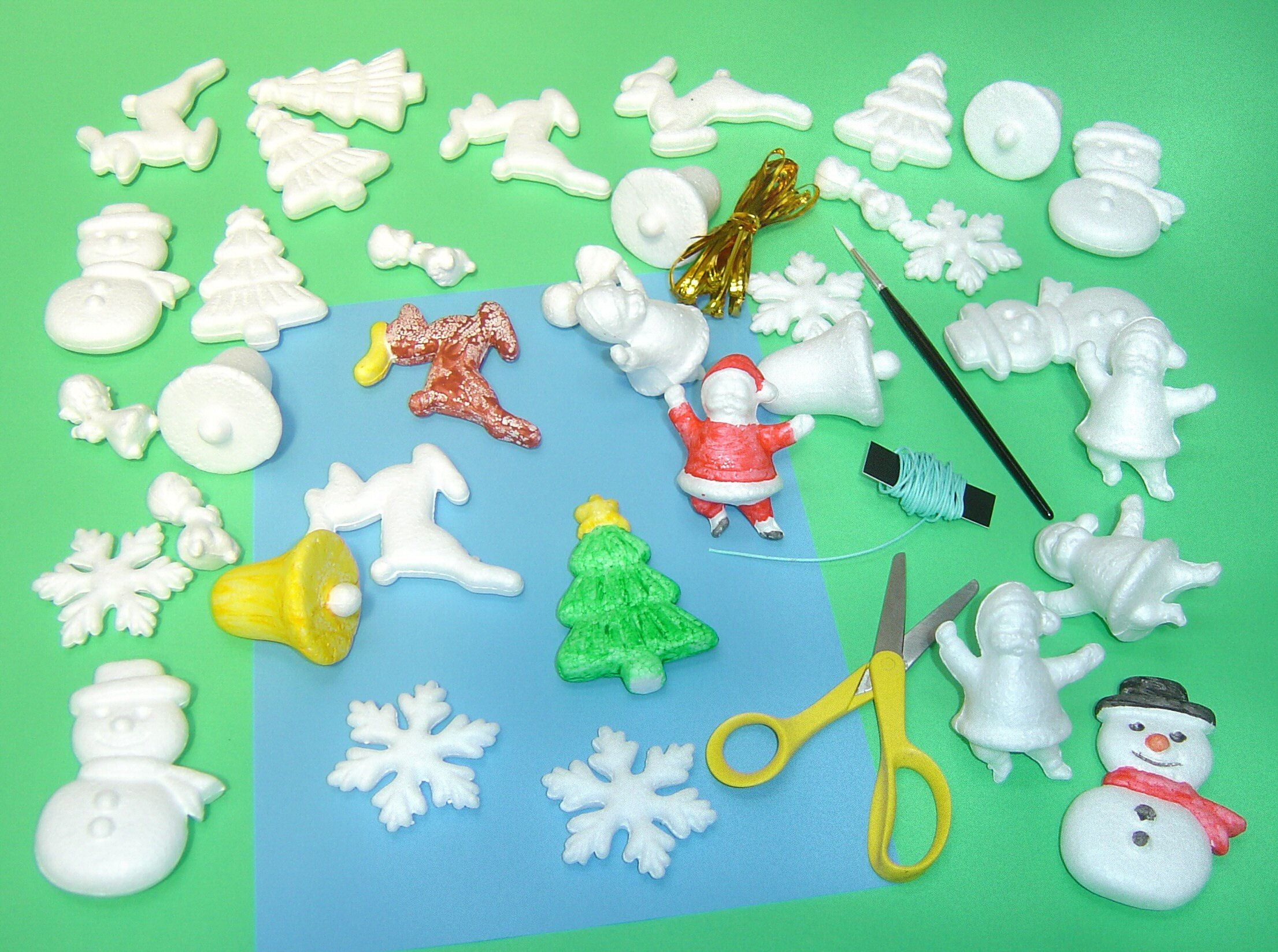 Polystyrene Xmas Shapes Pk 35