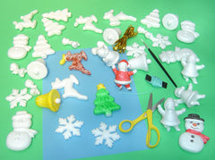 Polystyrene Xmas Shapes Pk 35