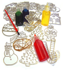 Xmas Glass Paint Set exc. Paint