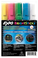 MARKER BRIGHTSTK BULLET TIP ASST FLRSNT SAN14075 SET OF 5