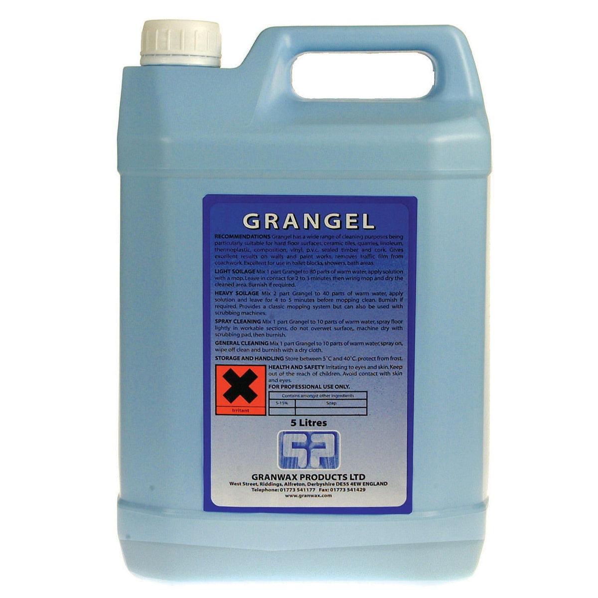 Cleaner H/Duty Grangel Pine Gel 4X5L