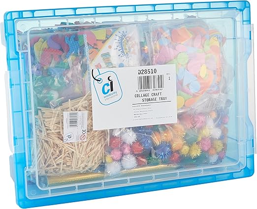 SCO COLLAGE CRAFT ASSORTED GRATNELL TRAY 1PC -Min Qty 1