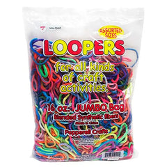 LOOPERS BLENDED SYNTHETIC FIBER 1 LB BAG