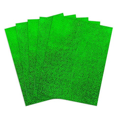 SCO SELF ADHESIVE HOLOGRAPHIC GREEN A4 20SH -Min Qty 1
