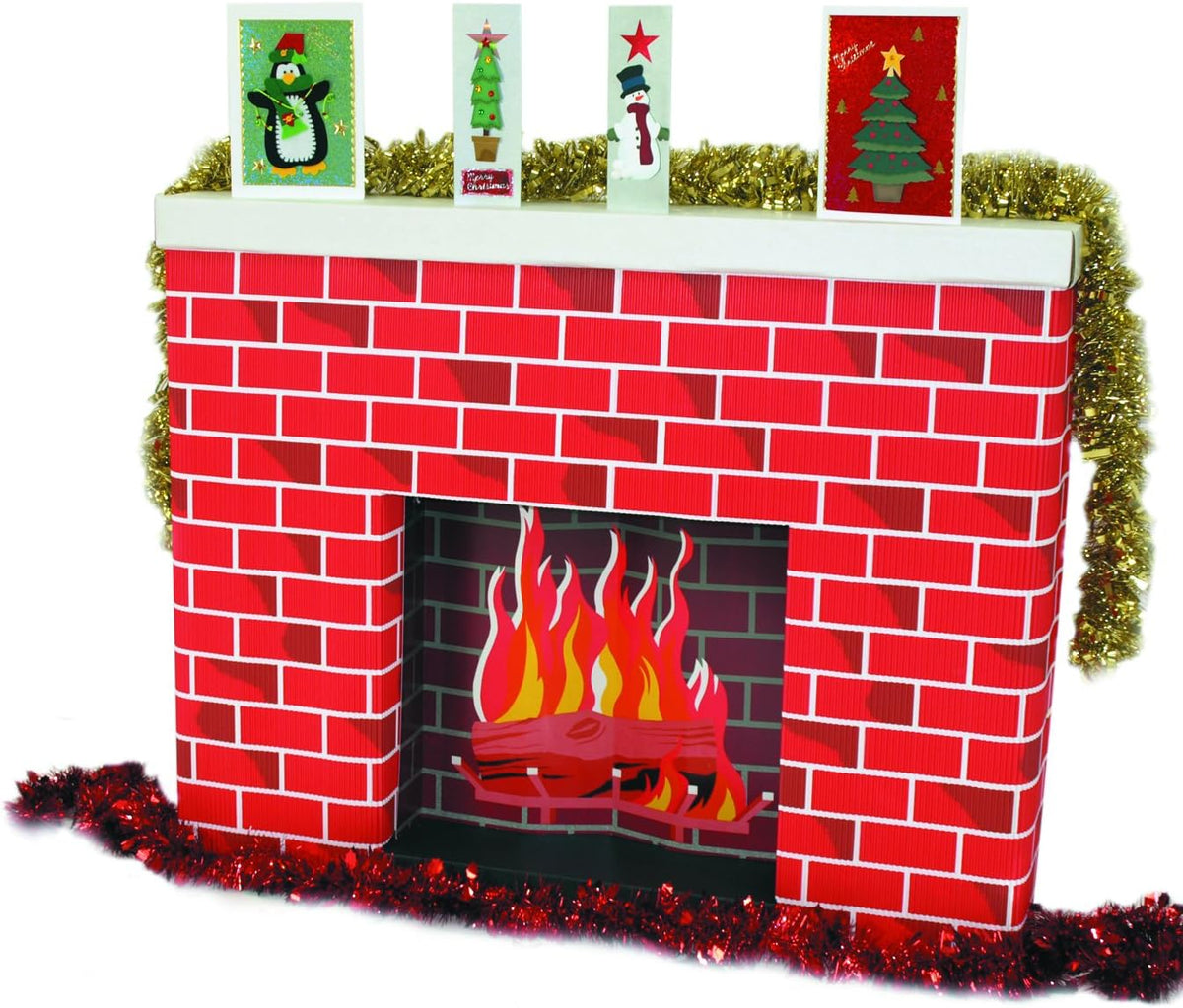 PAC COROBUFF DECORATIVE 3-DIMENSIONAL FIREPLACE -Min Qty 1