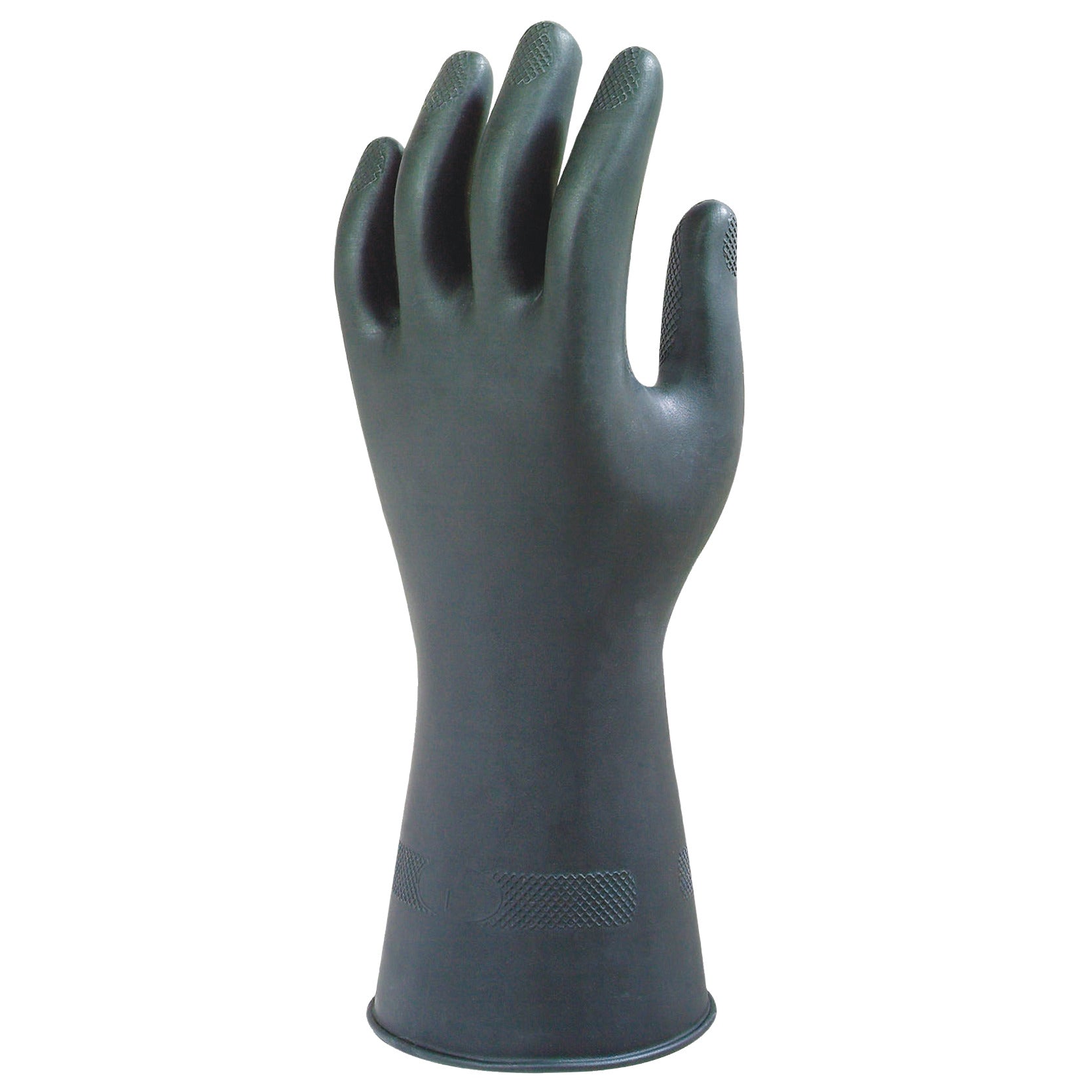 Glove Rub H/Weight F/Lined Blk Lrg
