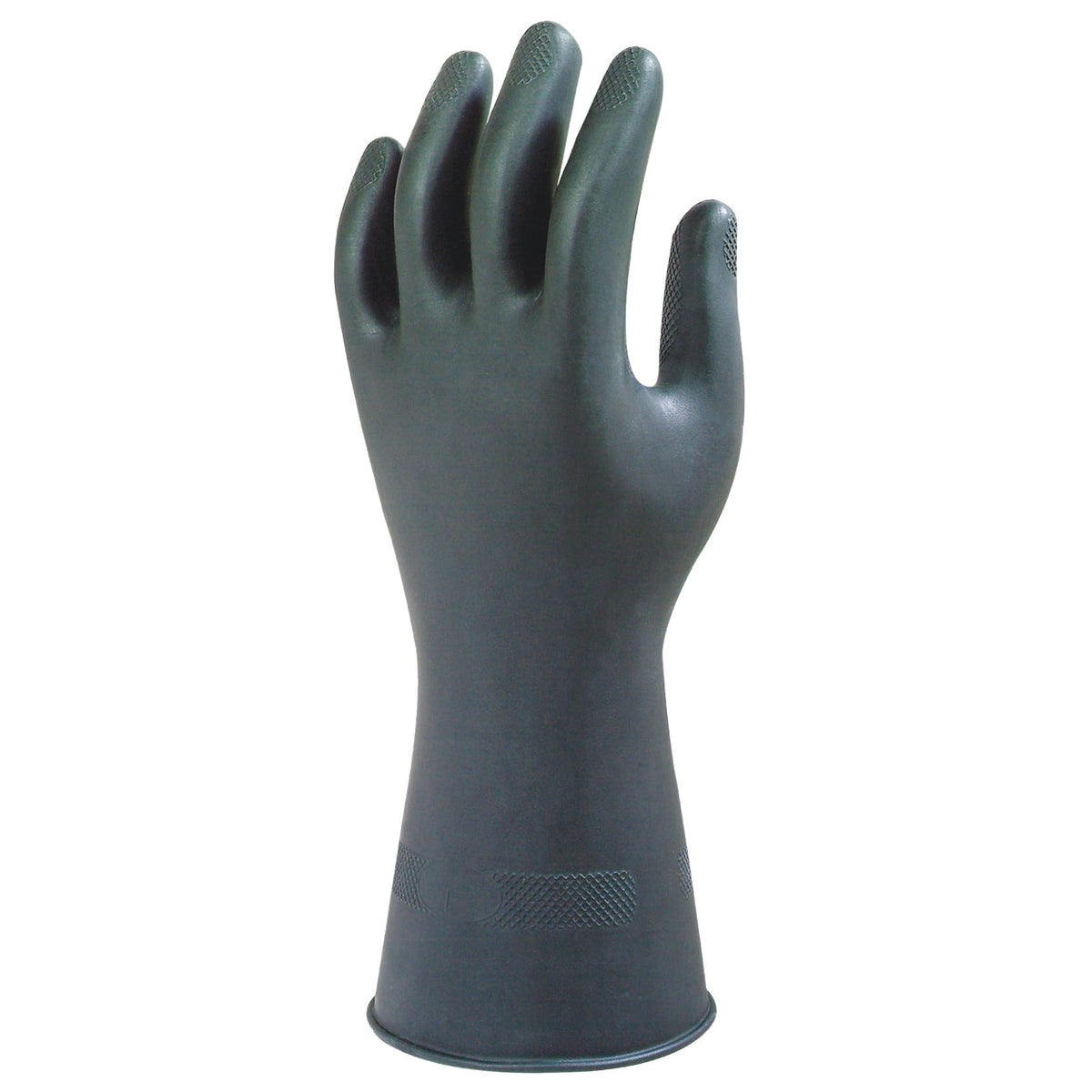 Glove Rub H/Weight F/Lined Blk Lrg