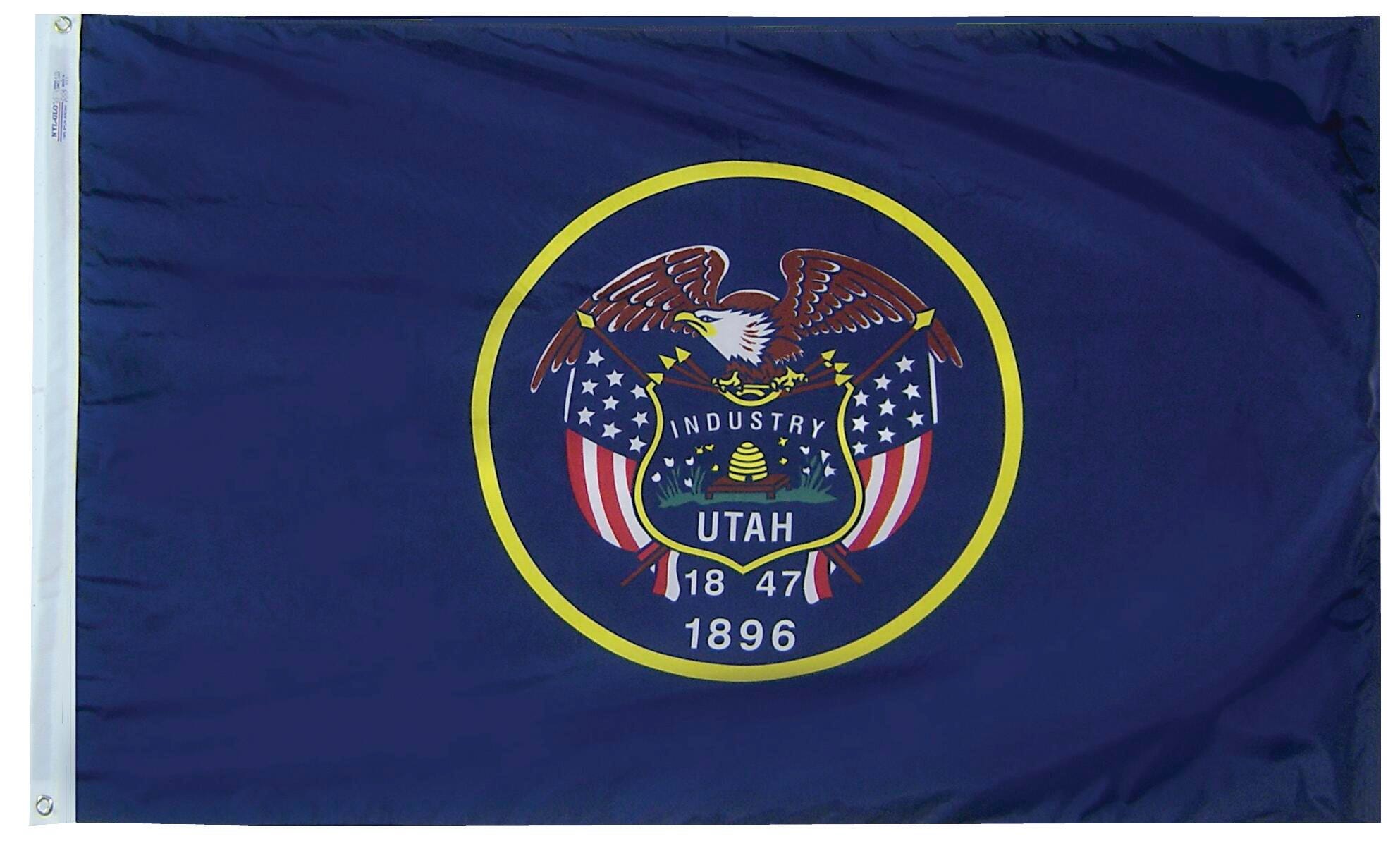 FLAG UTAH 3X5 NYLON