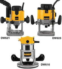 DW625 3 HP VS PLUNGE ROUTER