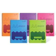 Notebook W/B A4 80 Leaf Feint Pk 5