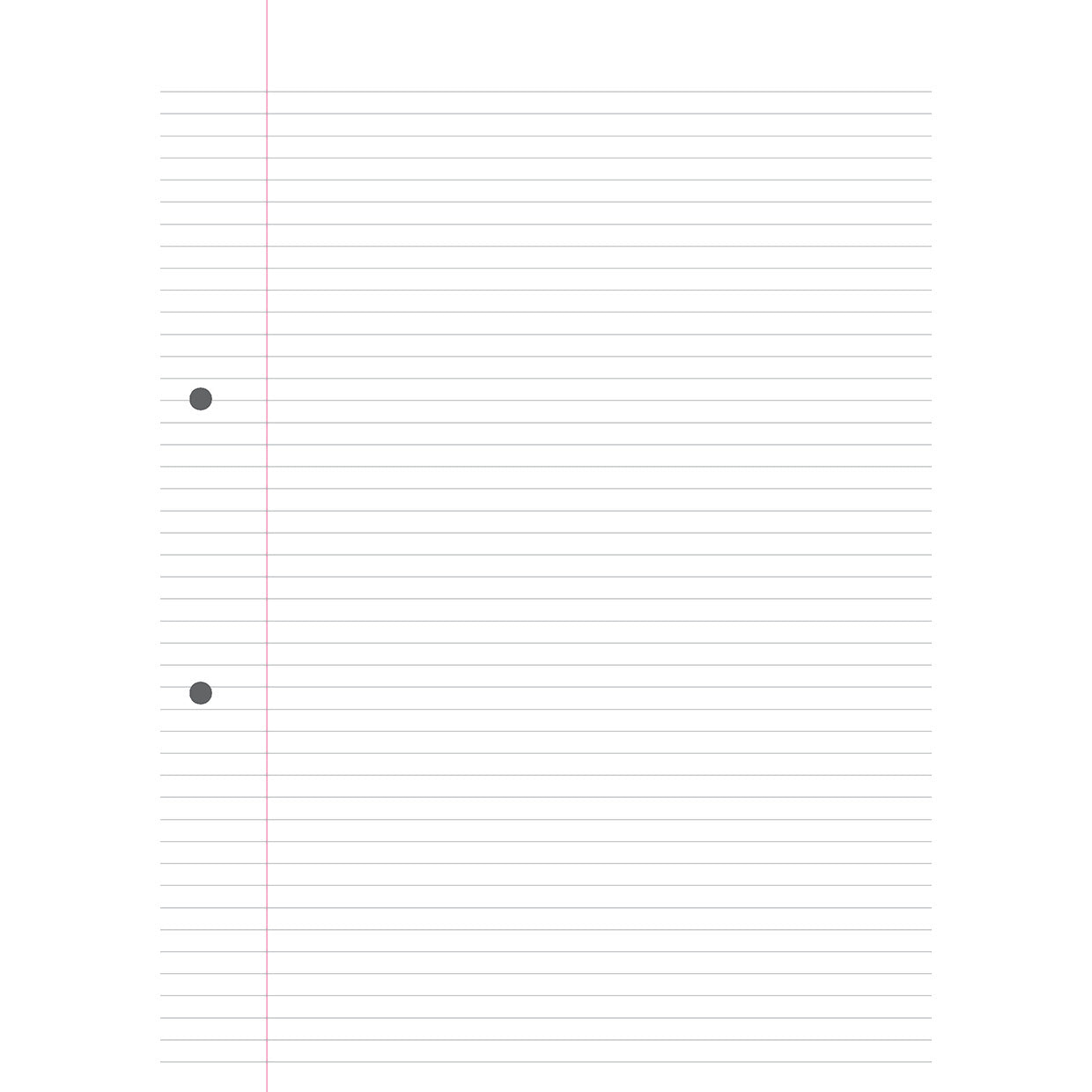 9X7\"Ex Pap 8Mm/Marg Punched Rm