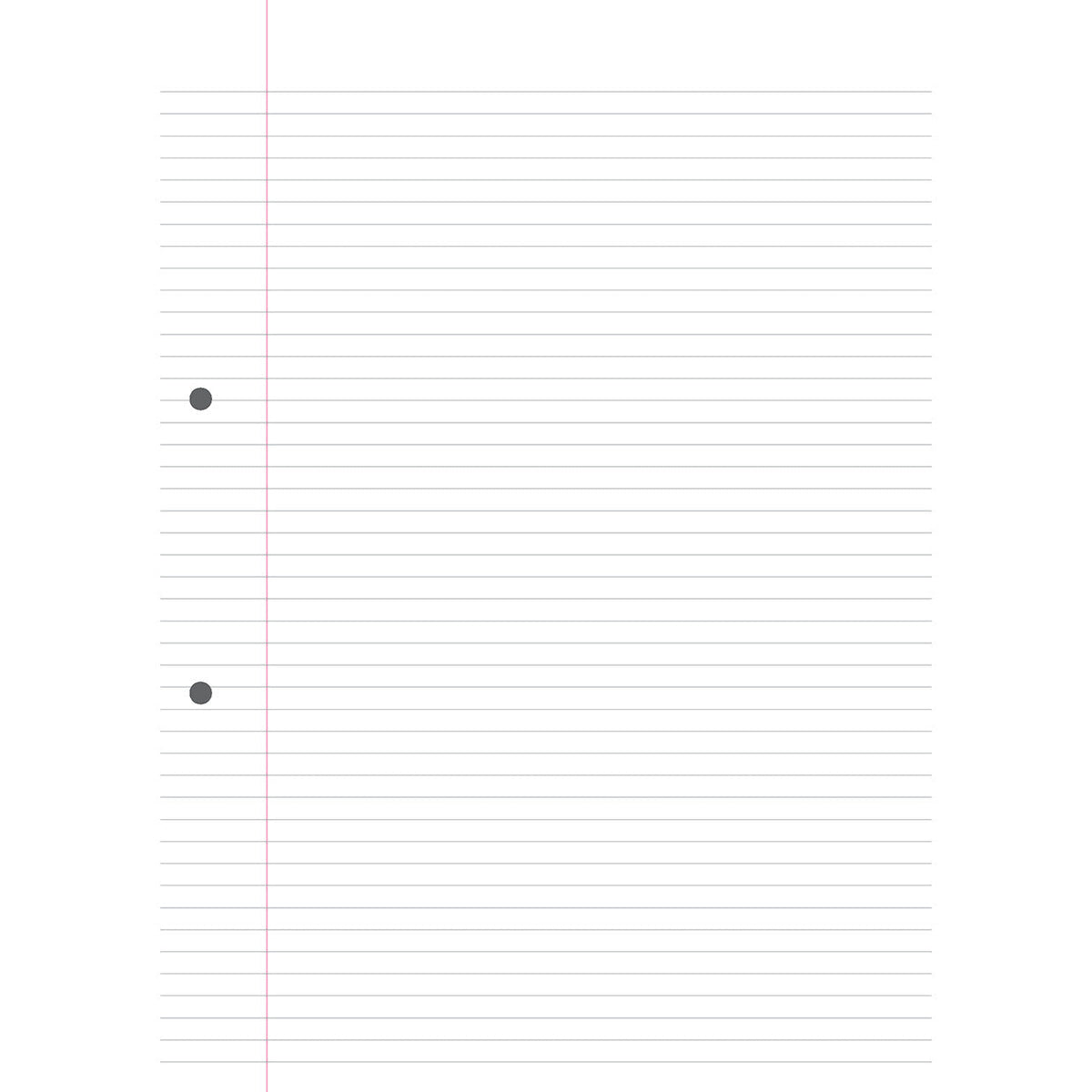 9X7\"Ex Pap 8Mm/Marg Punched Rm