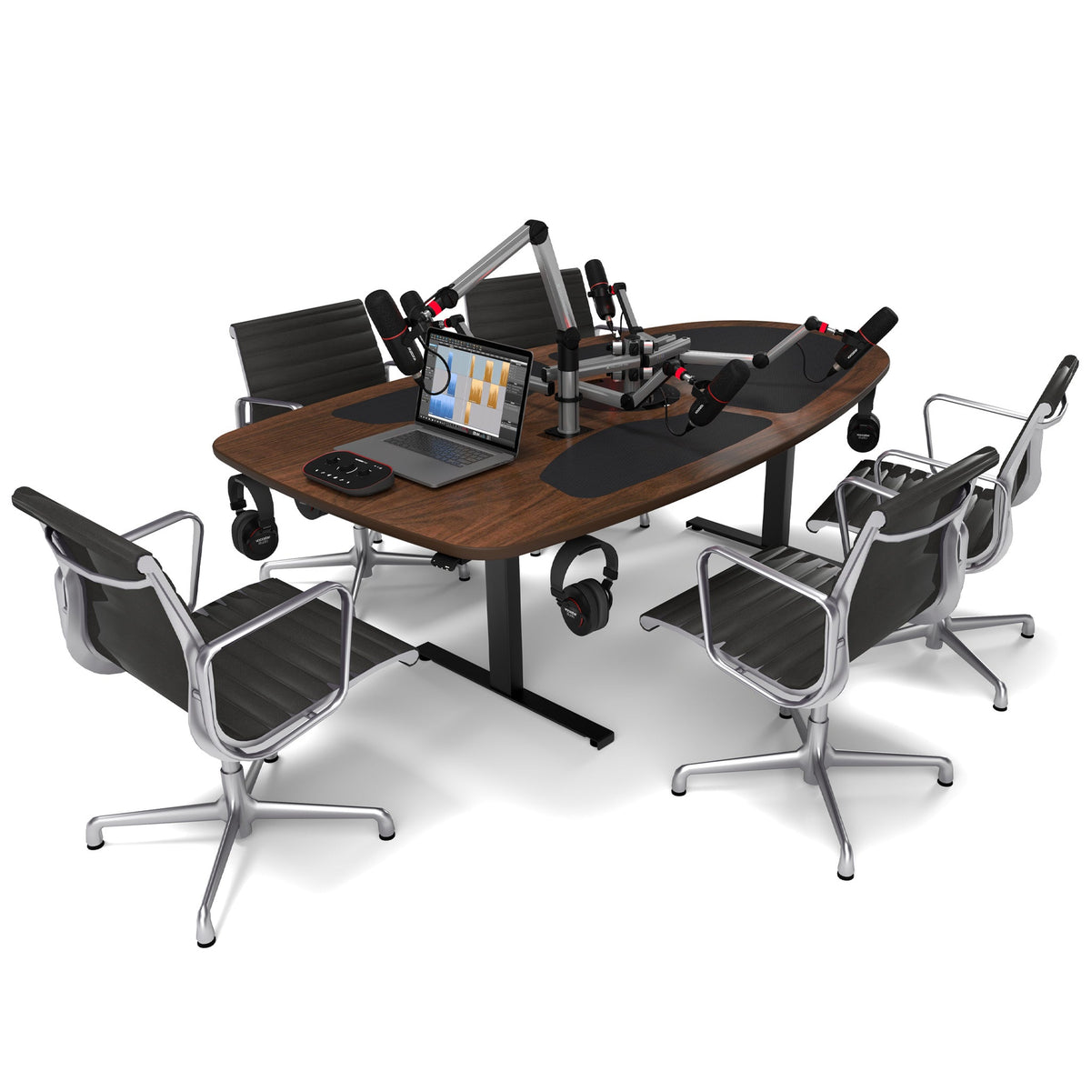 AKA Design ProCast R5 sit-stand studio desk – Walnut