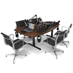 AKA Design ProCast R5 sit-stand studio desk – Walnut