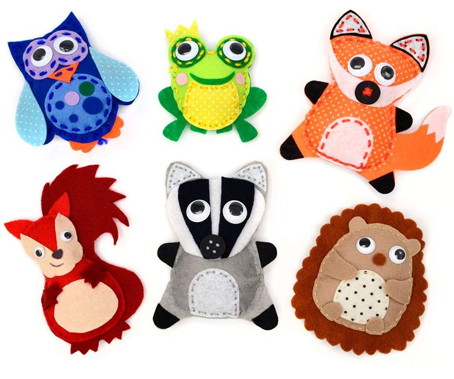 SCO FELT WOODLAND BUDDIES ASSORTED 24PCS -Min Qty 1