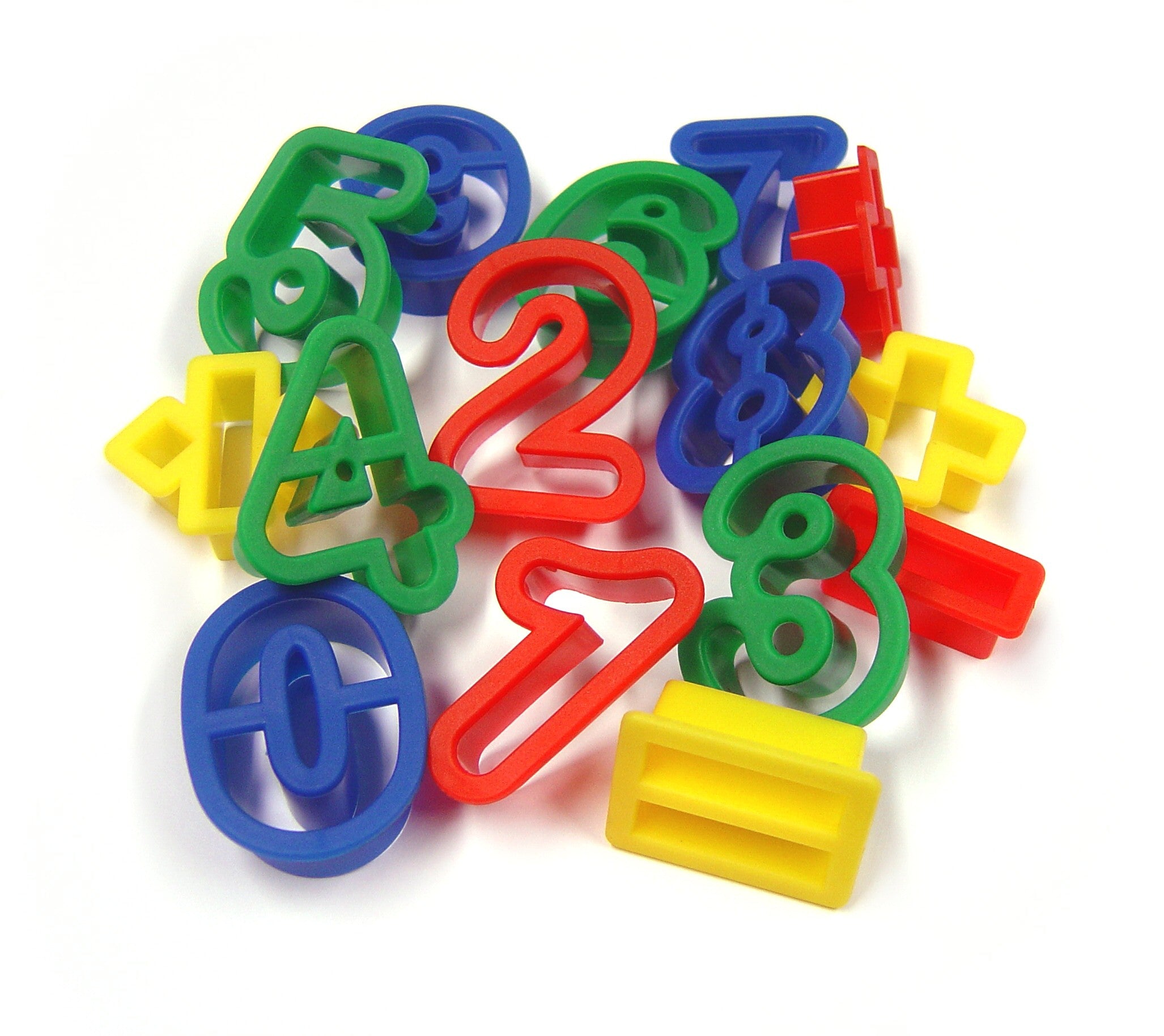 Number & Symbol Cutters Pk 15