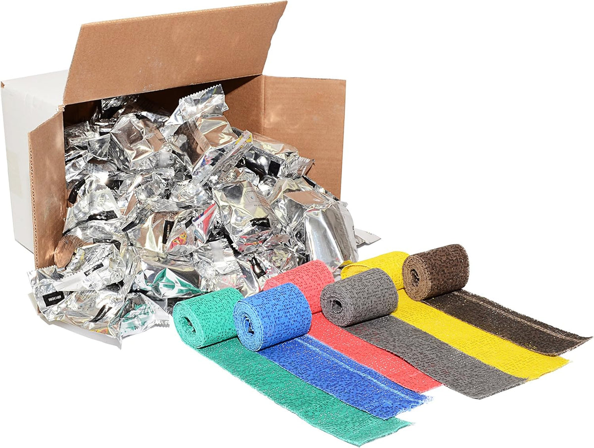 SCO MODROCK COLOURED ROLL ASSORTED 60MM X 2M 48PCS -Min Qty 1