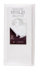 MUSLIN BLEACHED 45 IN X 1 YD