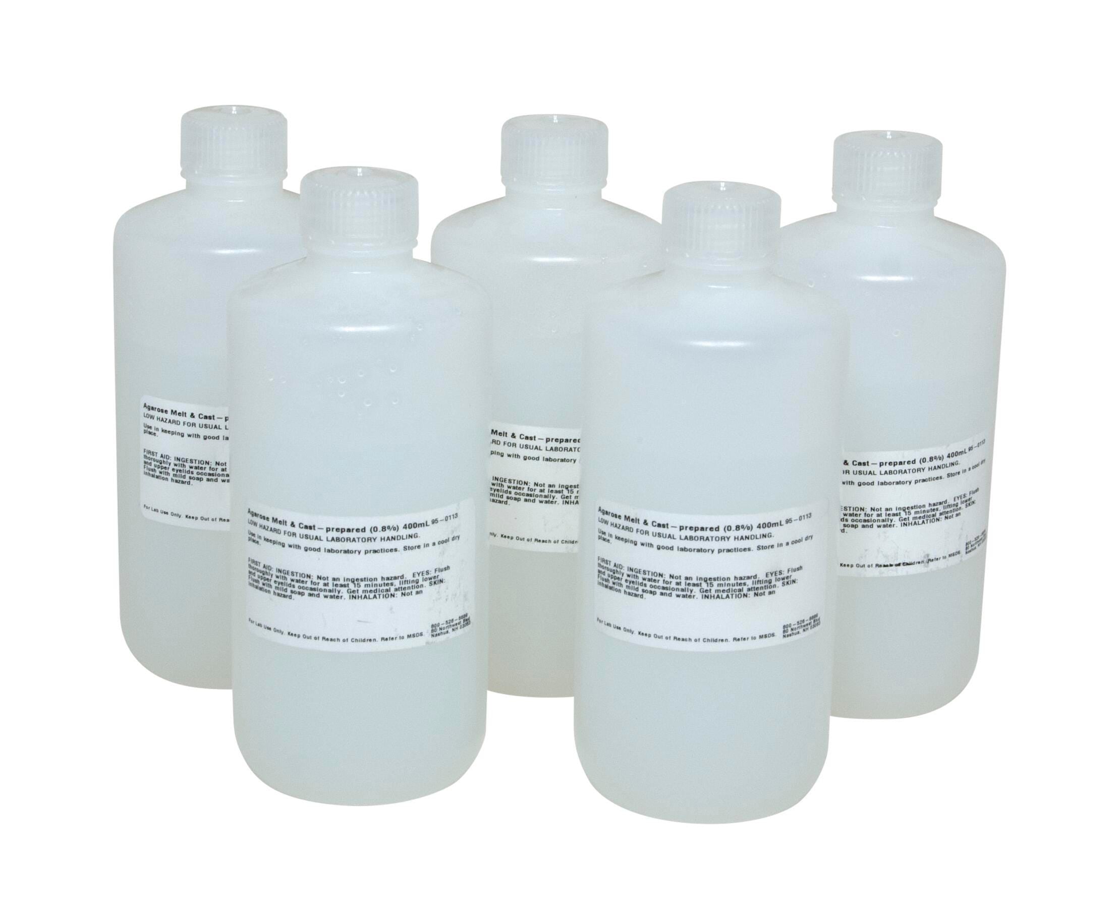 AGAROSE MELT AND CAST 0.8 PCT 400ML PK/5