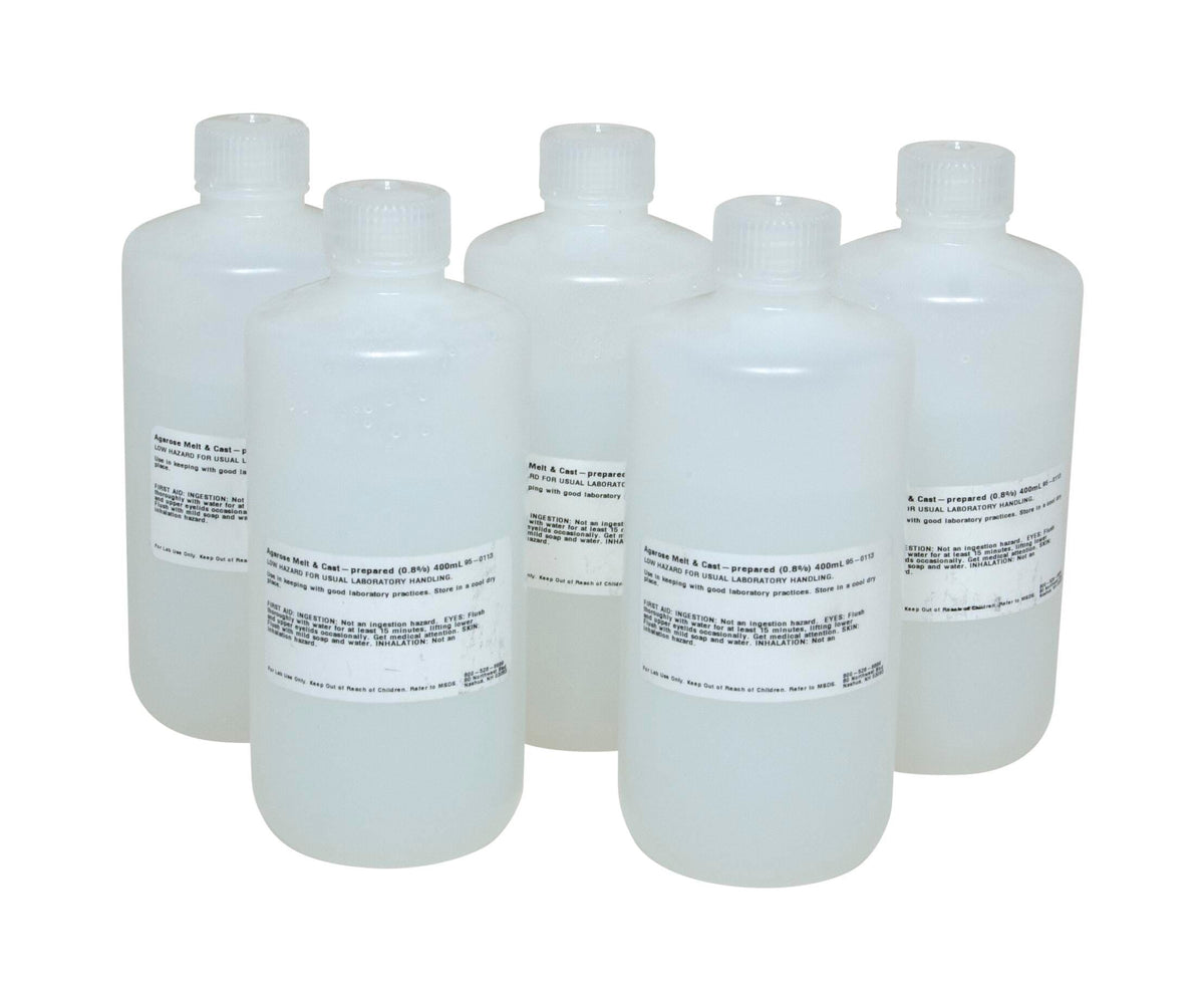 AGAROSE MELT AND CAST 0.8 PCT 400ML PK/5
