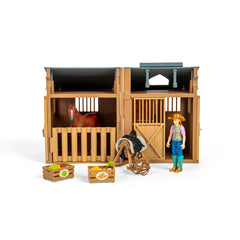 Rider & Accessories with Horse & Stable Box Set (3 Years +)