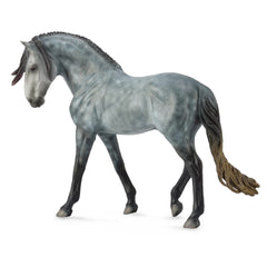 Andalusian Stallion Dark Dapple Grey 1:12 (Deluxe) (3 Years +)