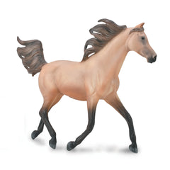 Half Arabian Stallion Dunskin - Deluxe 1:12 Scale (3 Years +)