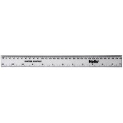 Ruler 30Cm Inch/Cm Clear Pk100