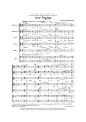 Ave Regina: Vocal score