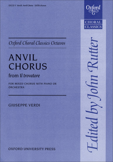 Anvil Chorus from Il trovatore: Vocal score