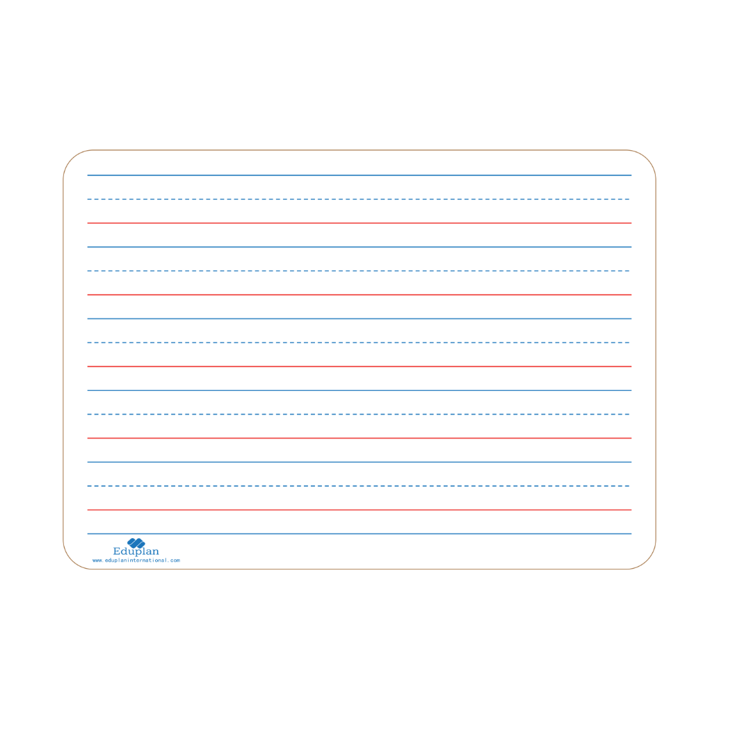 WHITE BOARD  20X30 CM MDF WITH OUT FRAME RULED