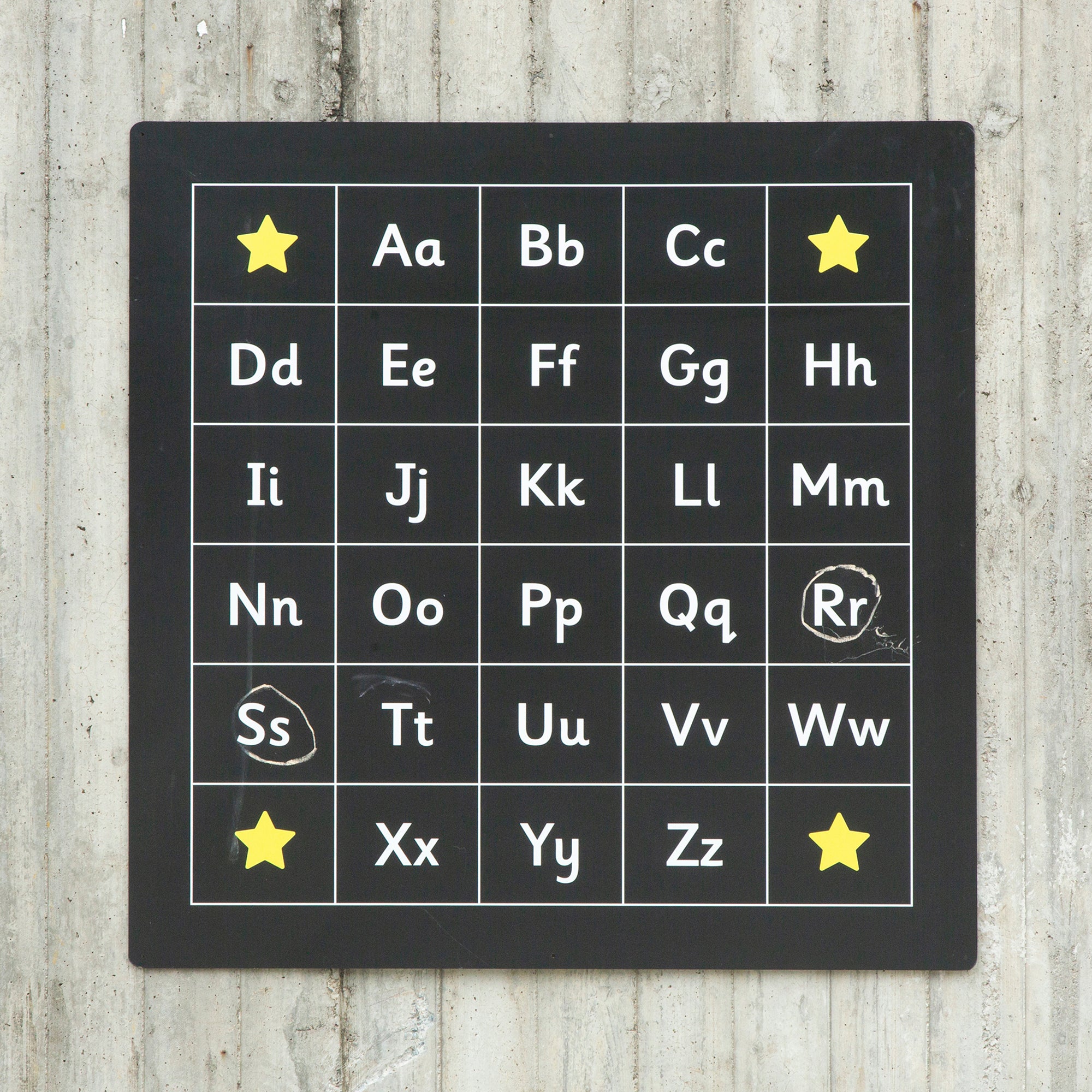 Profile, Outdoor - Alphabet Chalkboard