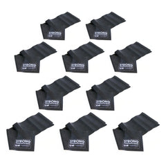LATEX EXERCISE BAND  STRONG RESISTANCE, 1.2M, SET OF 10