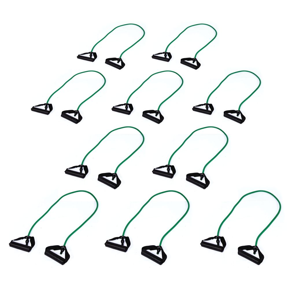 RUBBER PULL EXERCISER  LIGHT, 1250 X 11 X 2MM, SET OF 10