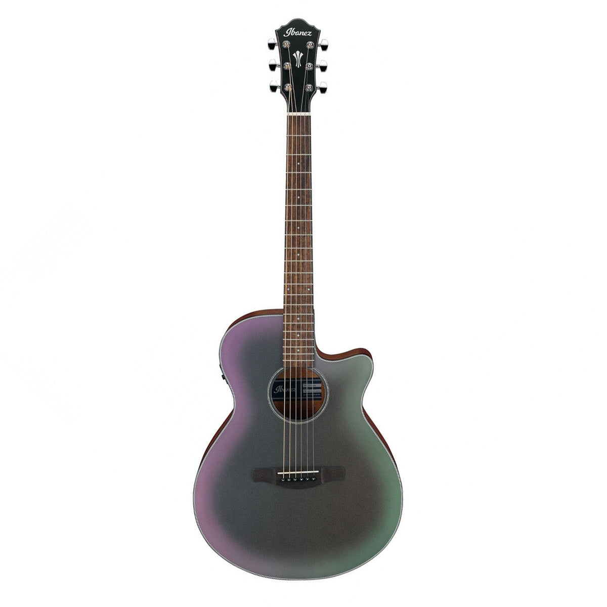 Ibanez AEG50 electro-acoustic guitar –  Matte Black Aurora Burst