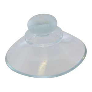 Clear Acrylic Suction Caps - 20mm Diameter - Pack of 10