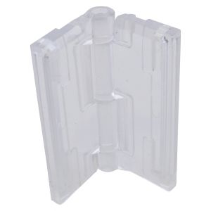 Clear Acrylic Standard Hinge 45 x 39mm - Pack of 10