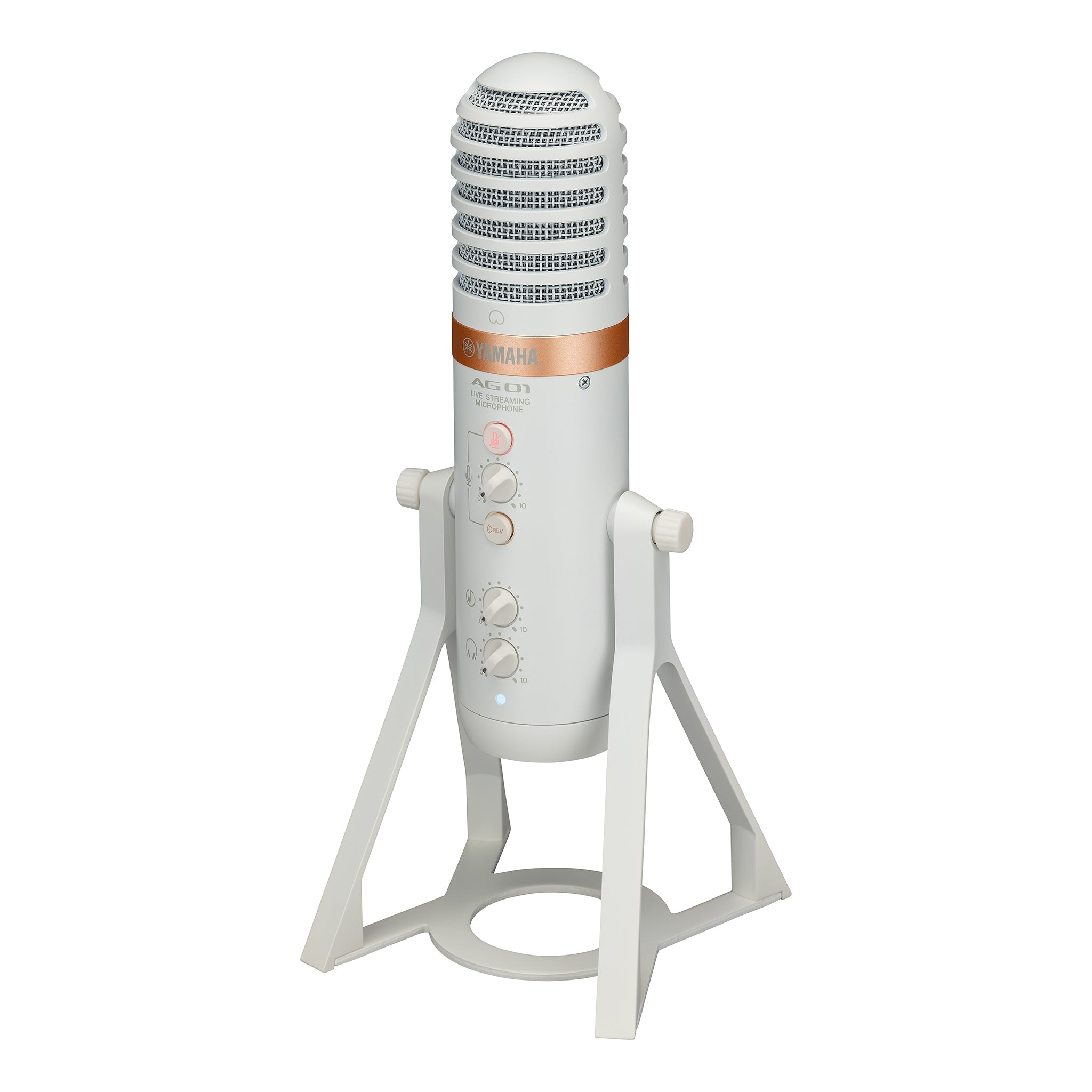 Yamaha AG01 live streaming USB condenser microphone - White