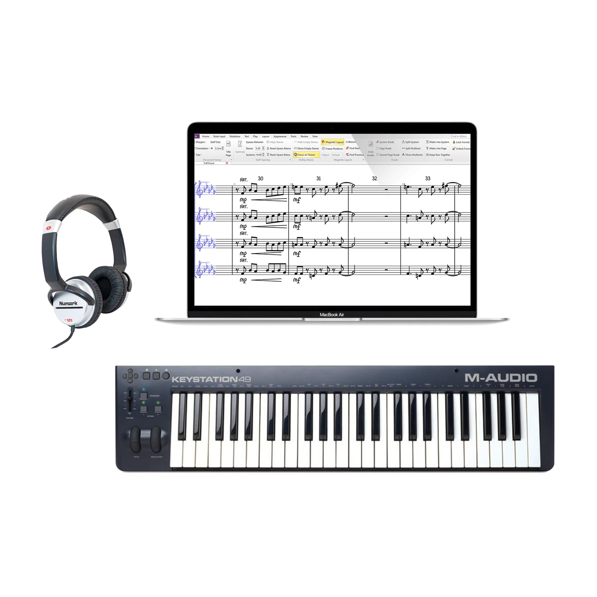 Apple MacBook Air score writing package