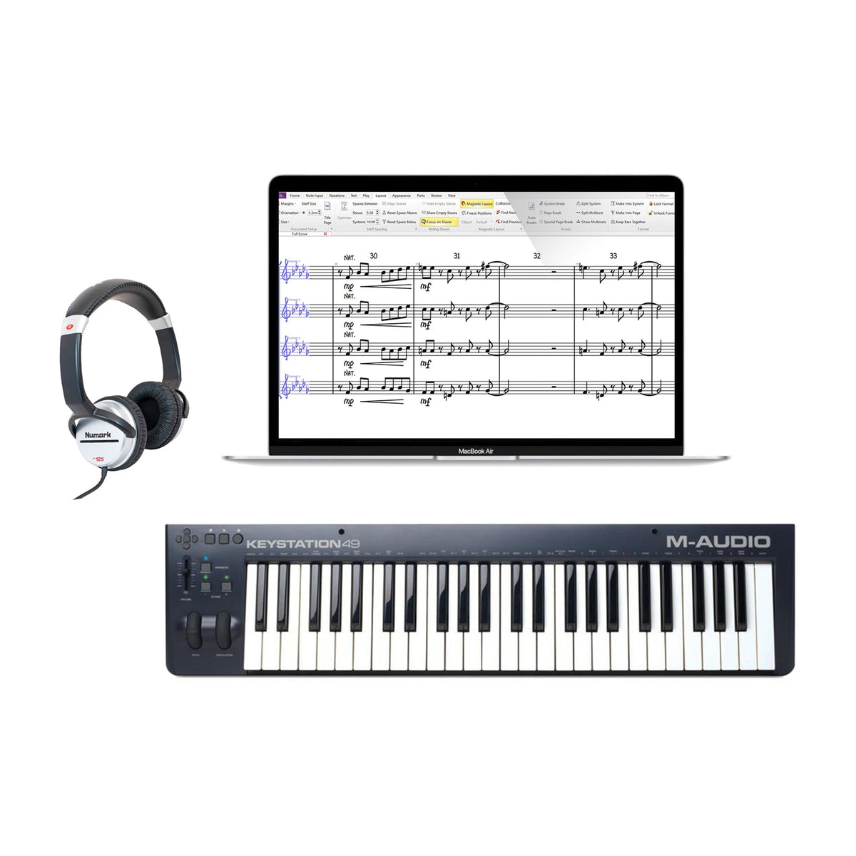 Apple MacBook Air score writing package