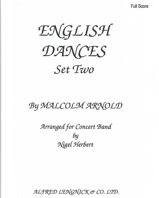 English Dances for Band Set 2