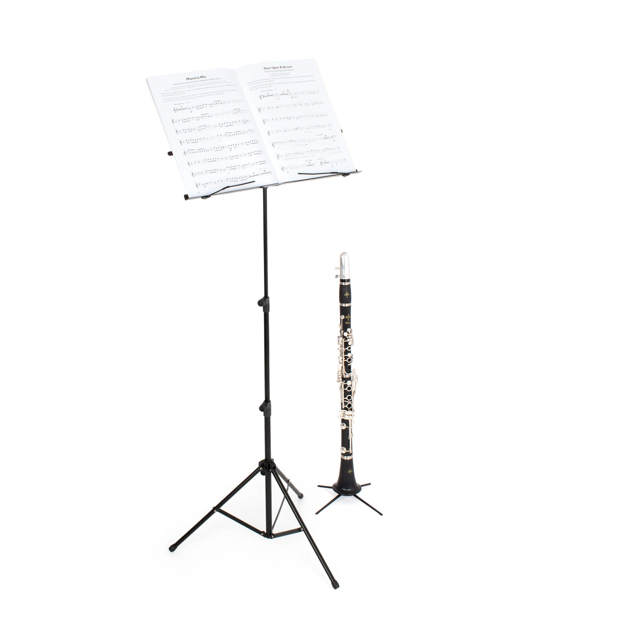 Apextone folding music stand - Black