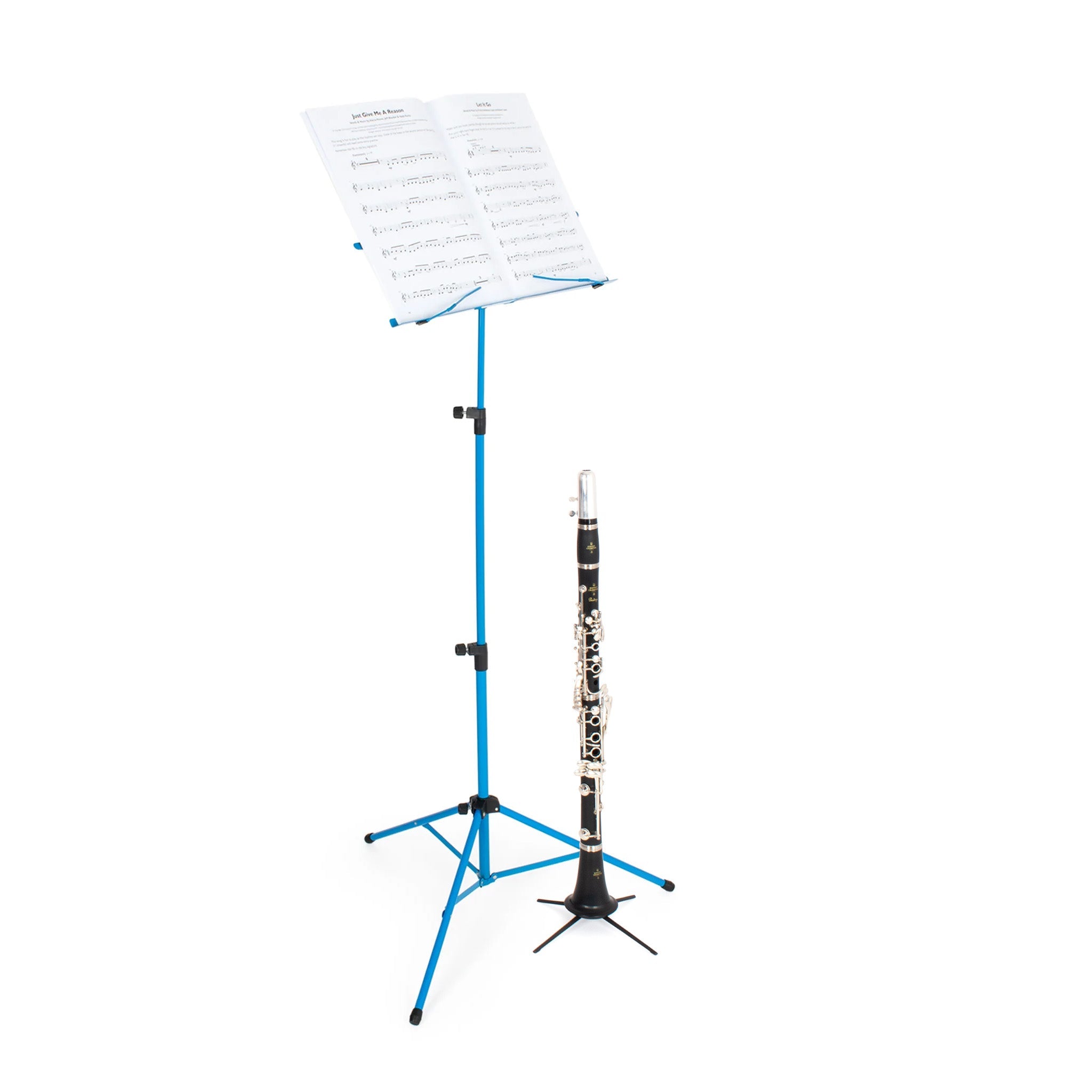 Apextone folding music stand - Blue