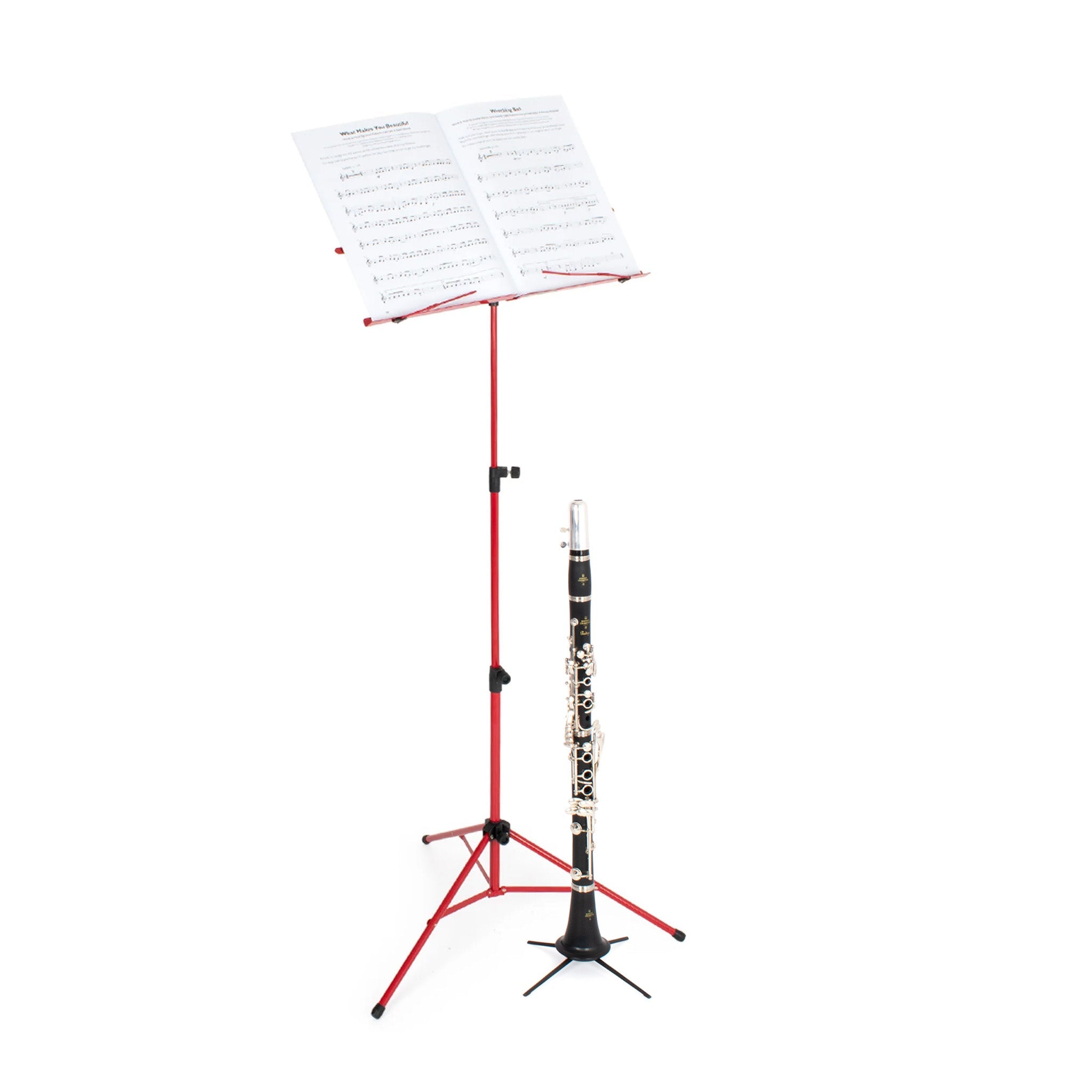 Apextone folding music stand - Red